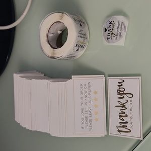 New Thank You Cards and Stickers